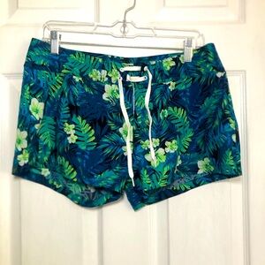 SSLR Women's Collection Beach Board  Bathing Suit Swim Shorts Size L